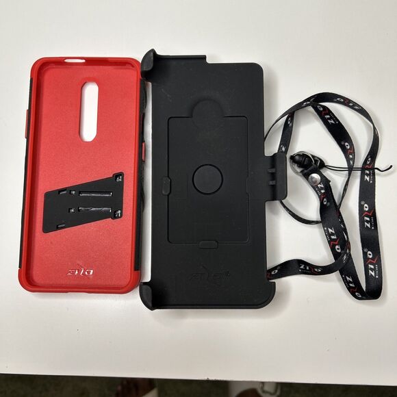 Zizo phone‎ case bolt series black red holster belt clip kickstand - Picture 4 of 5